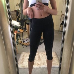 Adidas Black Capri Leggings